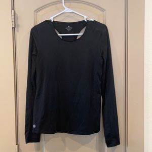 Athleta black womens workout top